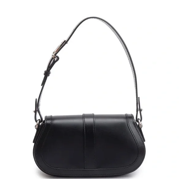 Authentic VERSACE Black Calf Leather Mini Greca Goddess Shoulder Bag - Picture 3 of 11